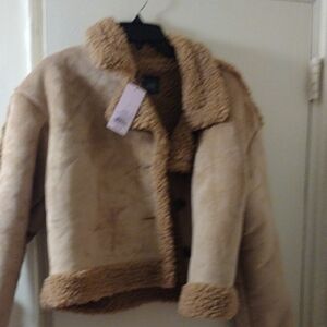 Wild Fable Tan Teddy Jacket